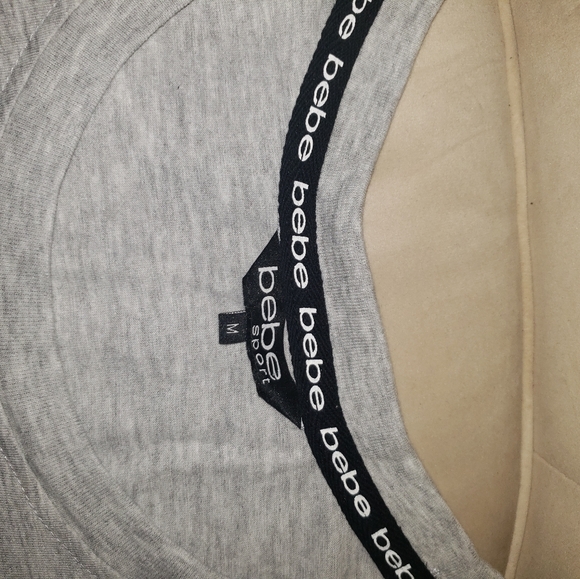 bebe Mesh Sleeve Sports Shirt - Picture 3 of 7